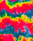 (DBP) NEON PINK AND RAINBOW TIE DYE