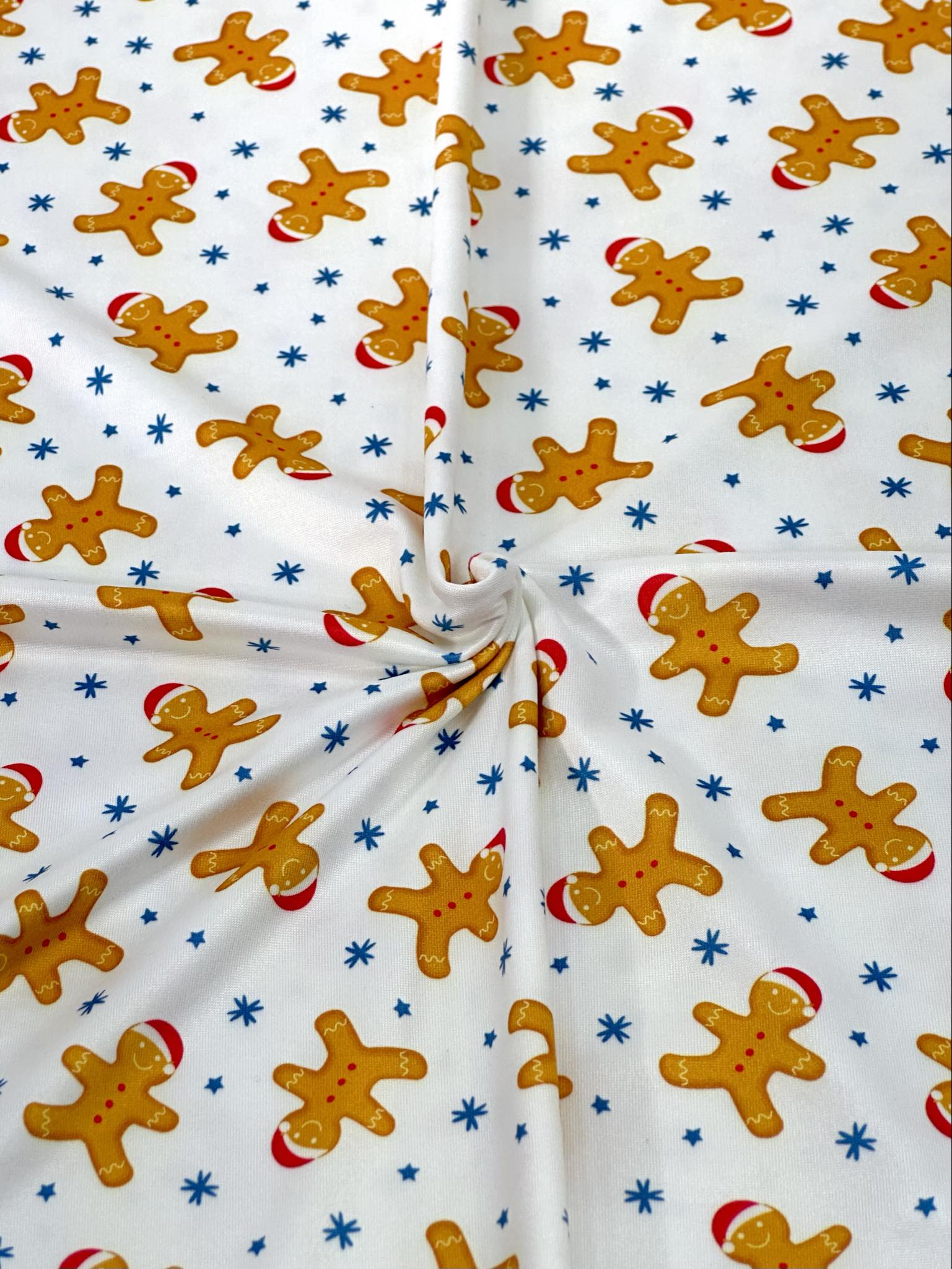 (DBP) GINGERBREAD MAN AND STARS ON OFF WHITE (2)