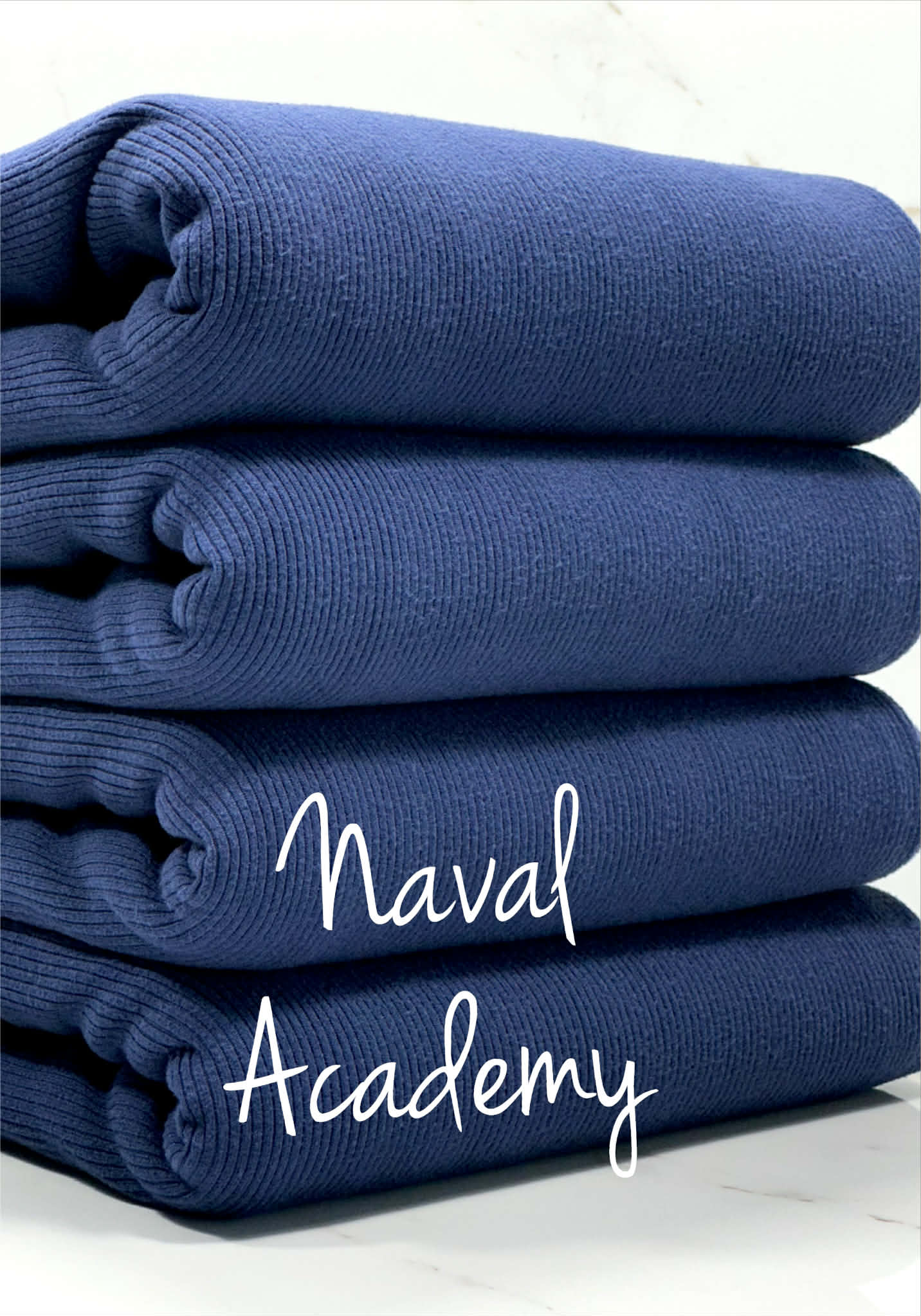 (2X2 SUPER COTTON FEEL RIB) NAVAL ACADEMY
