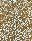 (URBAN RIB) TINY OFF WHITE CHEETAH ON VINTAGE BROWN