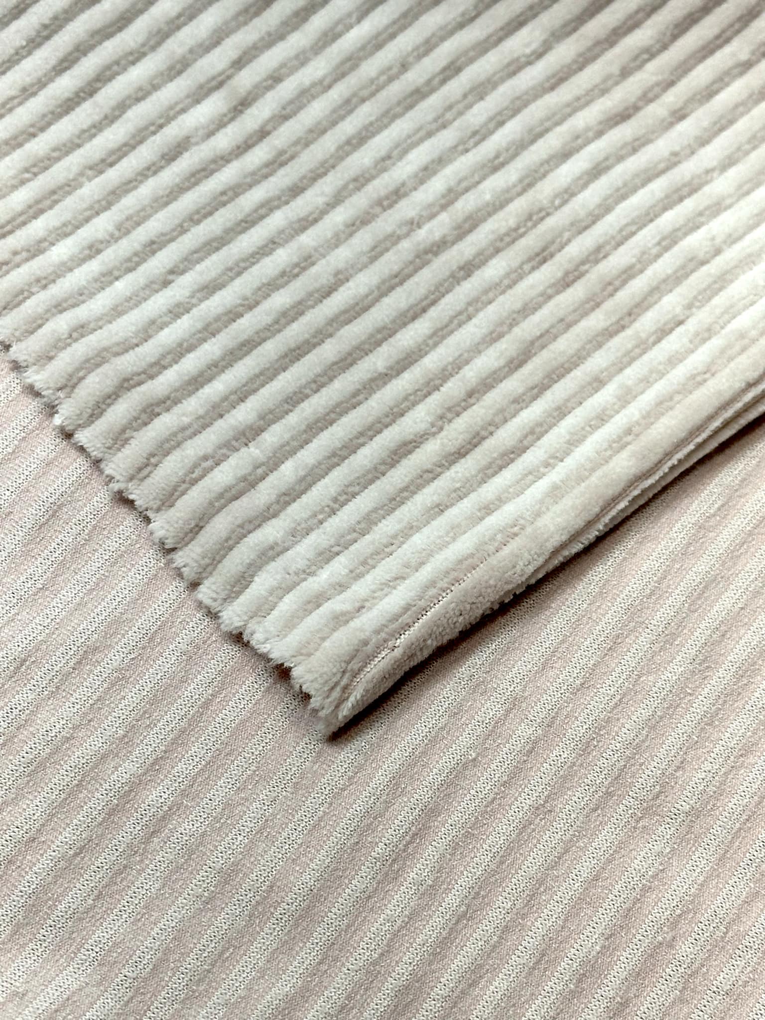 (VELVET RIB) DUSTY PINK