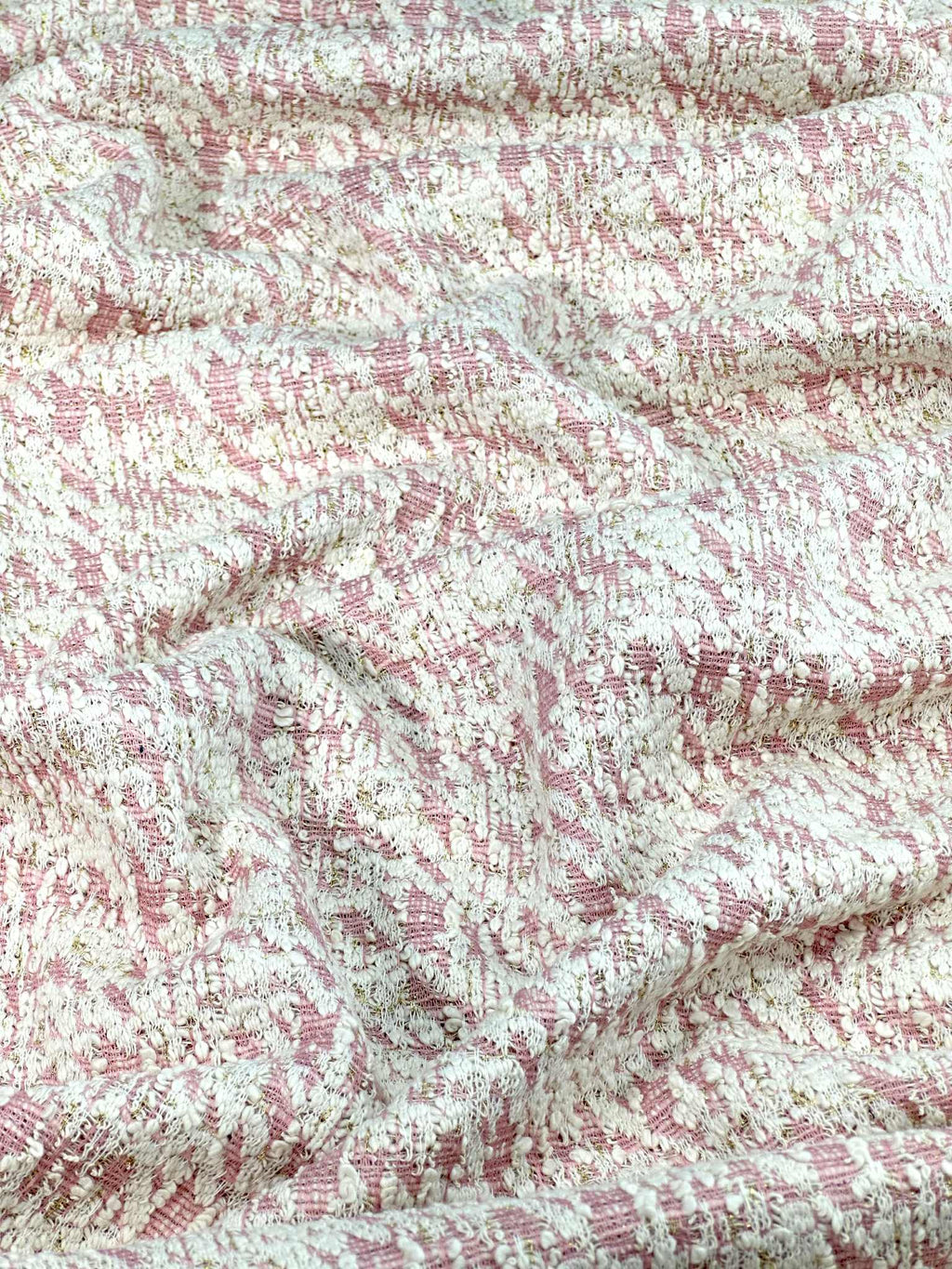 (DOUBLE KNIT) PINK AND IVORY PATTERN(1)