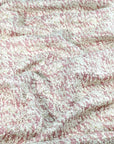 (DOUBLE KNIT) PINK AND IVORY PATTERN