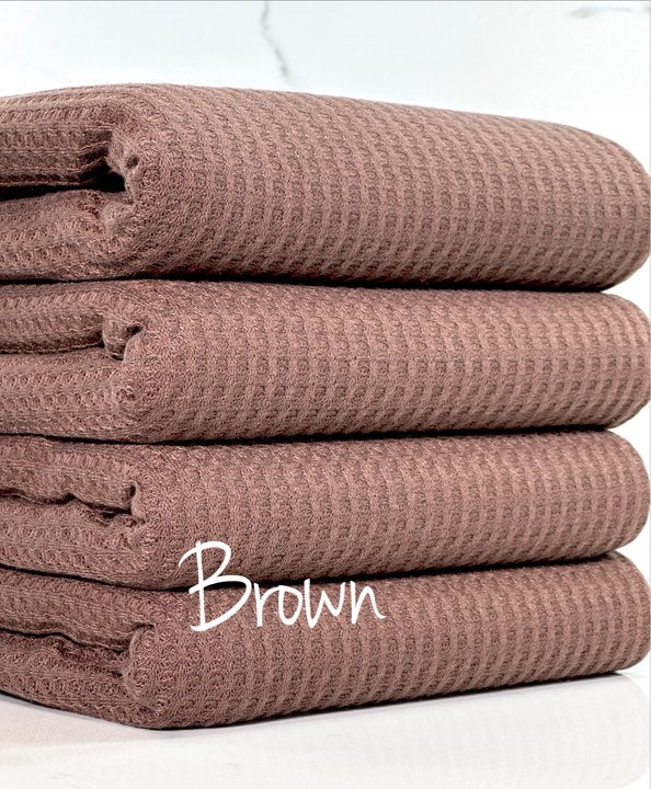 (WAFFLE BRUSHED) BROWN