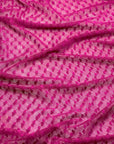 (MESH) TINY MAGENTA HEARTS