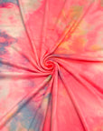 (DBP) PINK, BLUE AND ORANGE TIE DYE
