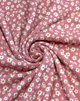 (2X1 YUMMY RIB) TINY WHITE FLOWERS ON POWDER PINK