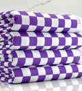 (YUMMY RIB) PURPLE AND OFF WHITE CHECKERED (1)