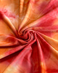 (SWIM) RED AND ORANGE TIE DYE