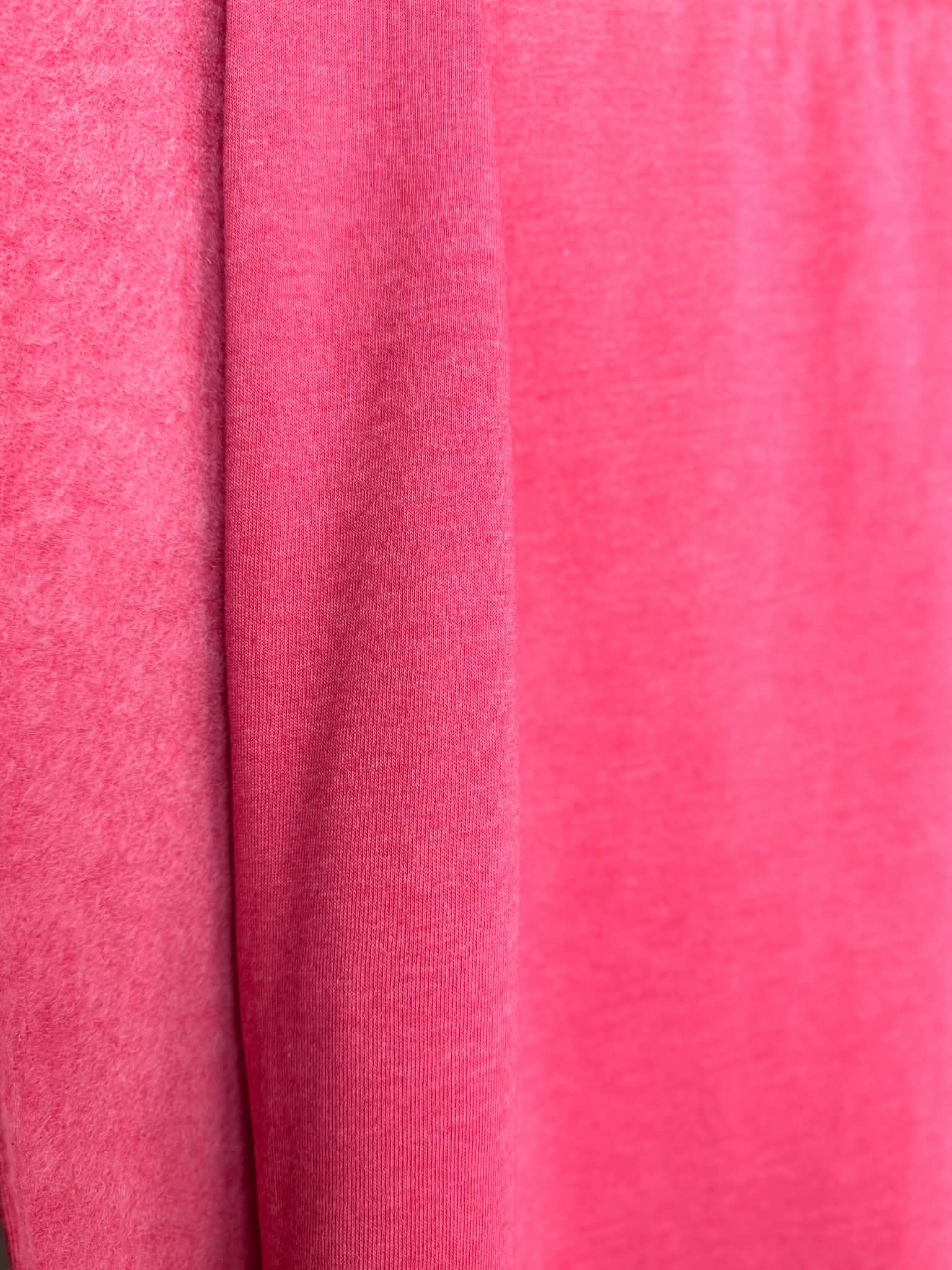 (FRENCH TERRY BRUSHED) BERRY PINK
