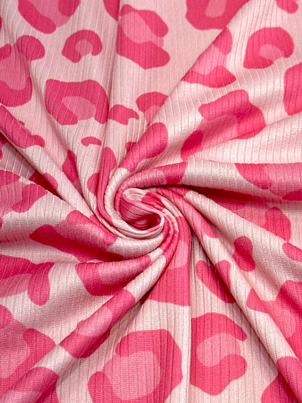 (4X2 YUMMY RIB) PINK CHEETAH ON LIGHT PINK