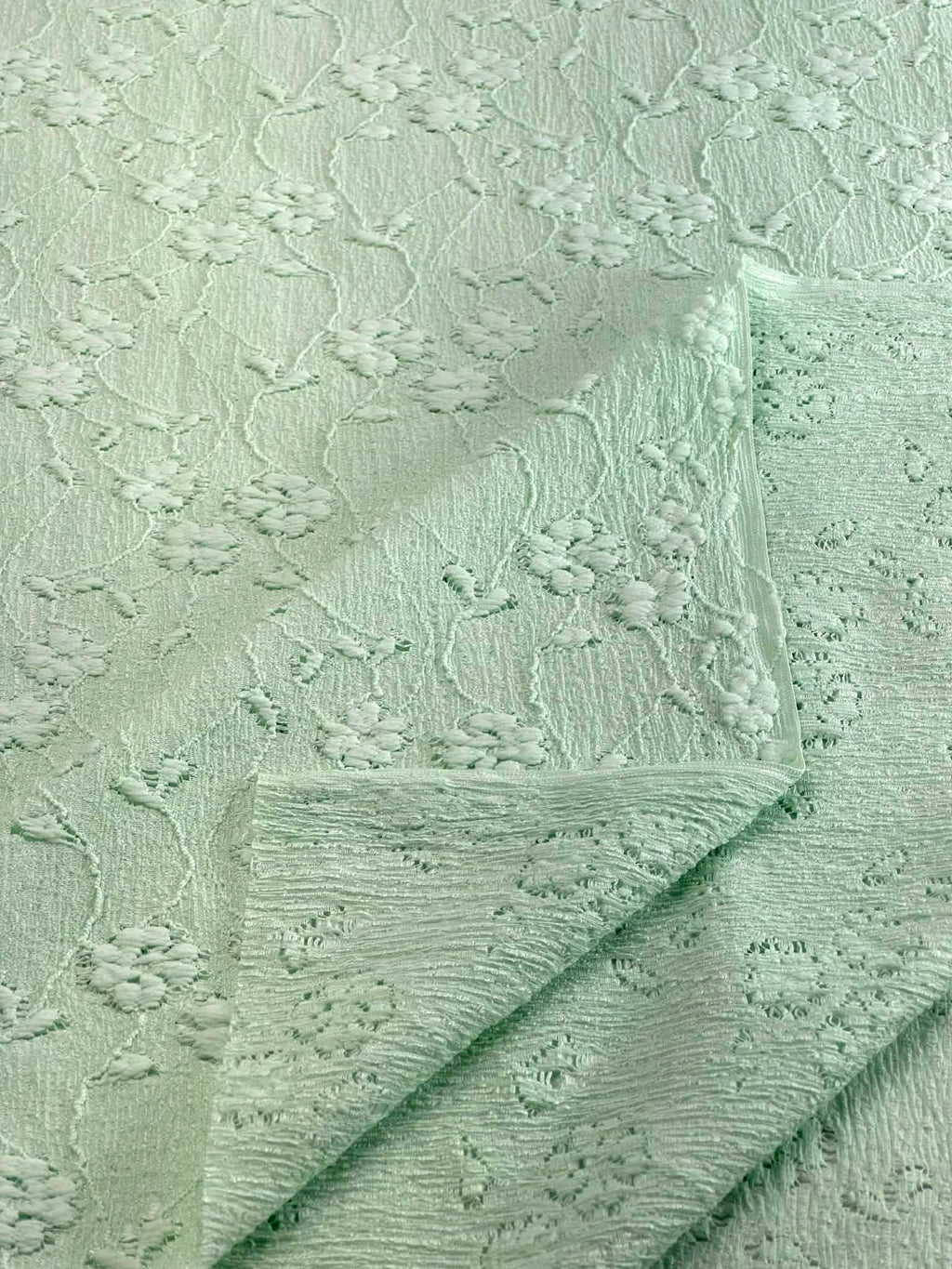(LACE) LIGHT MINT AMOR FLORAL