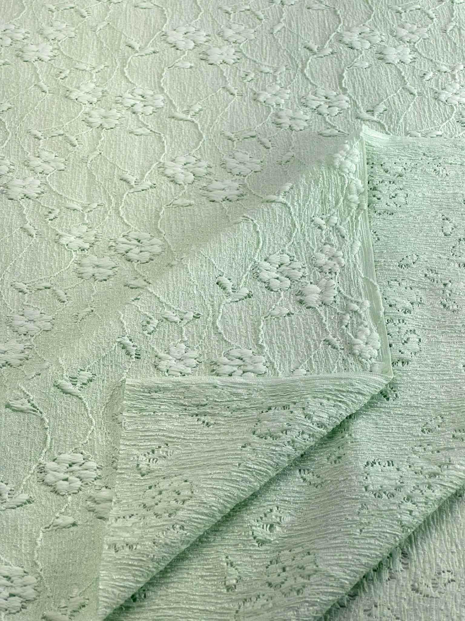 (LACE) LIGHT MINT AMOR FLORAL