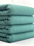 (POINTELLE RIB) VINTAGE FOREST GREEN