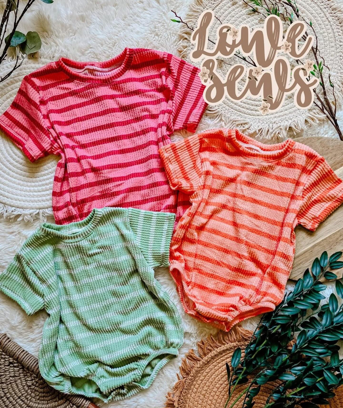 (URBAN RIB) STRIPES ON ORANGE