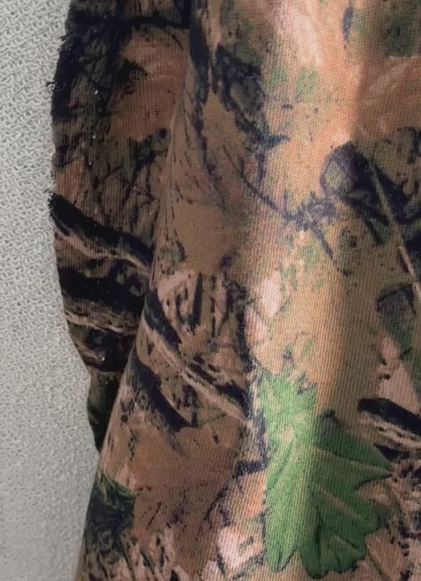 (FRENCH TERRY) WOODLAND CAMOUFLAGE