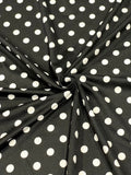 (DBP) WHITE POLKA- DOTS ON BLACK