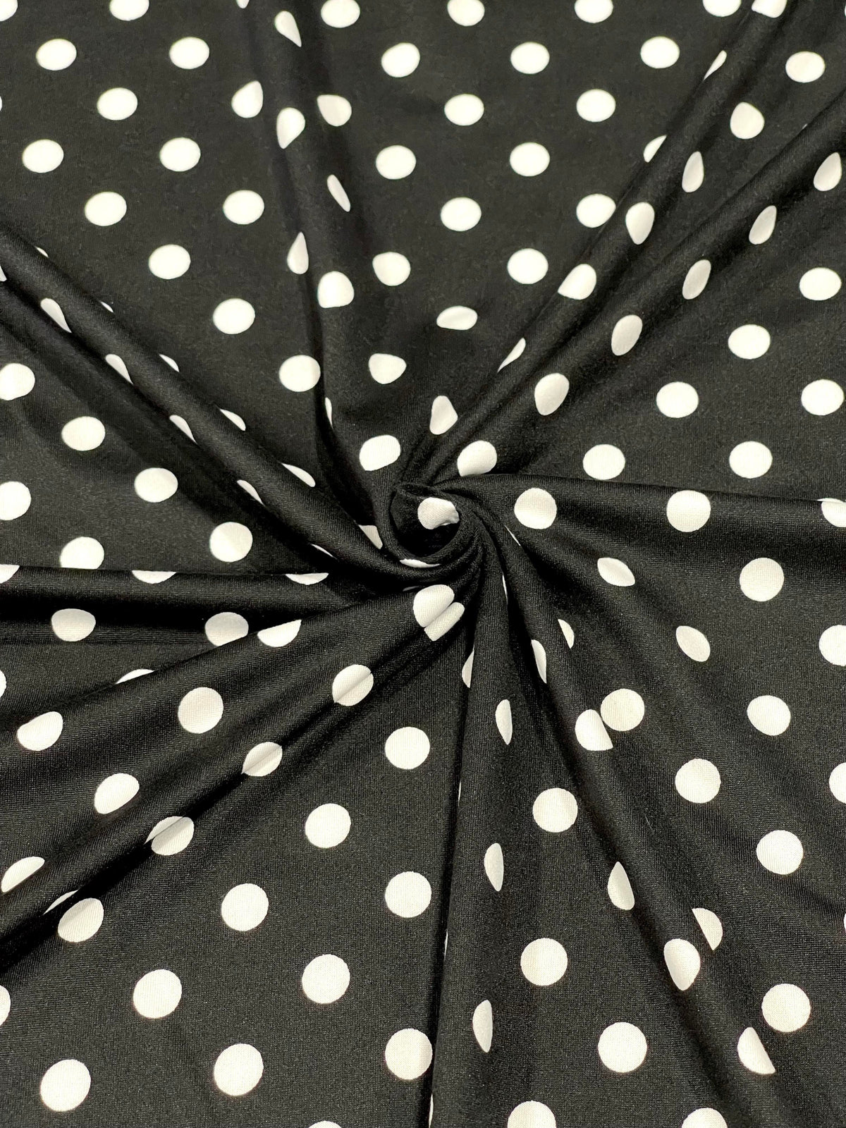 (DBP) WHITE POLKA- DOTS ON BLACK