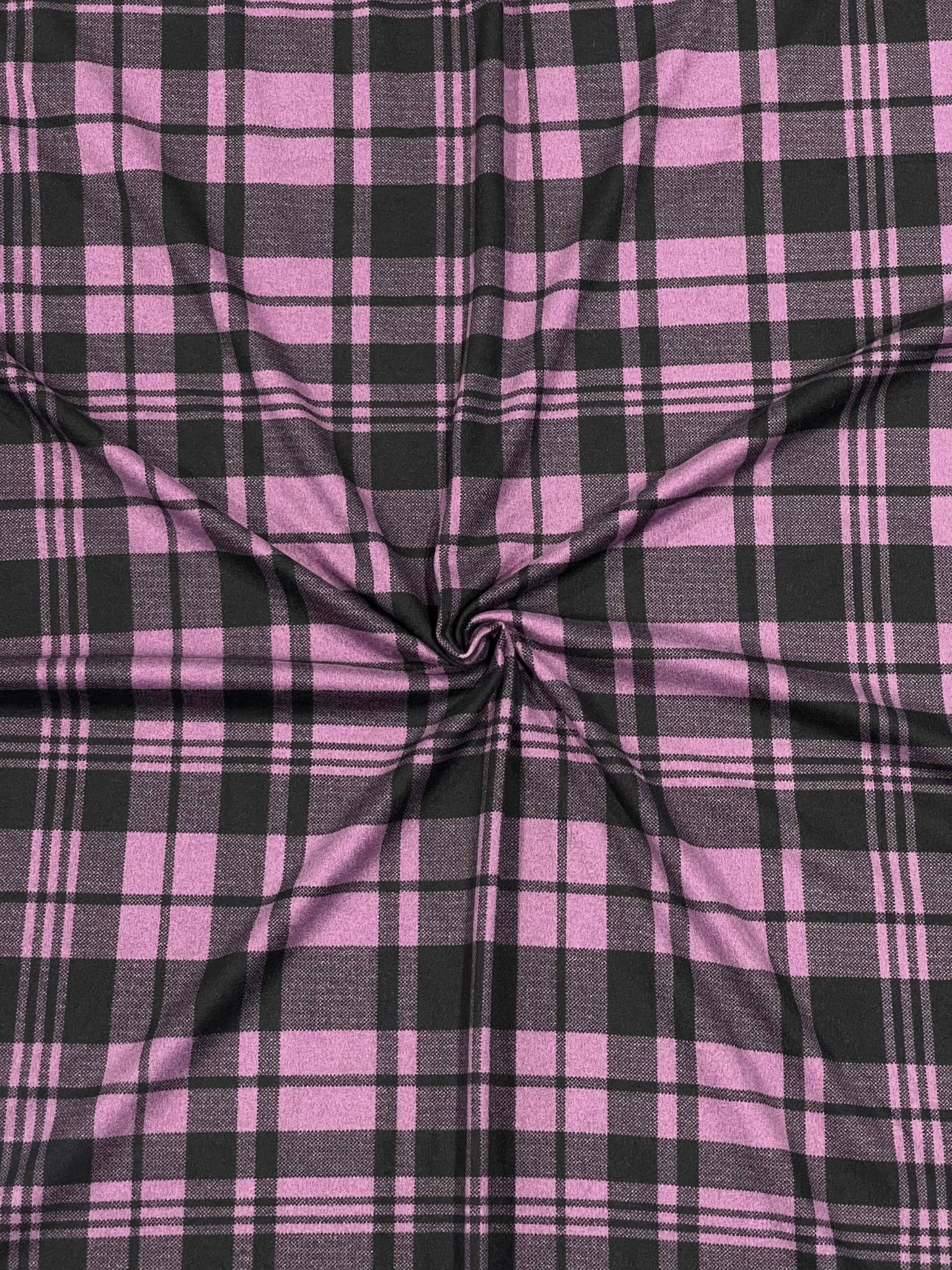(DBP) BLACK AND PURPLE PLAID