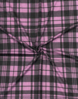 (DBP) BLACK AND PURPLE PLAID