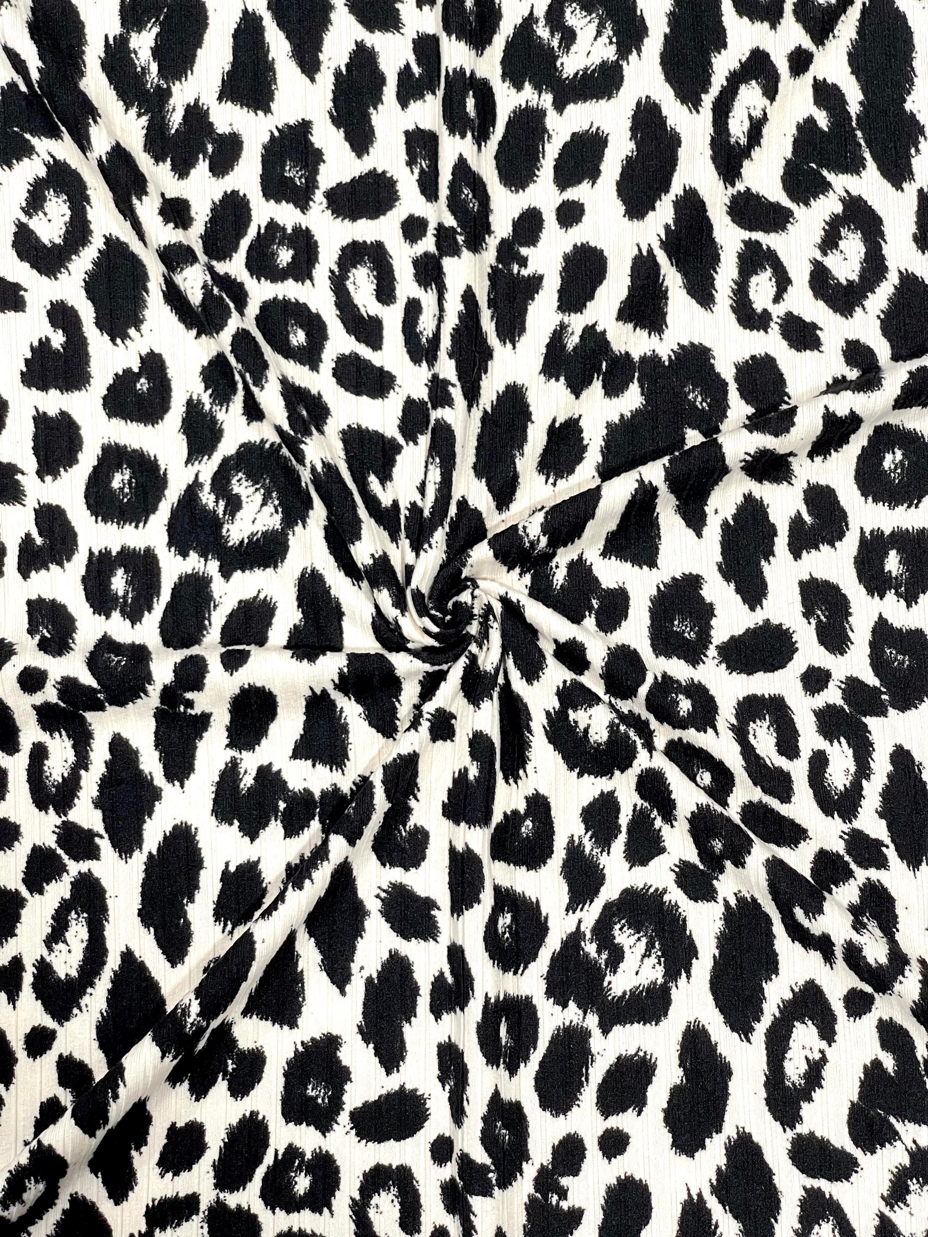 (WIDE RIB) BLACK CHEETAH ON IVORY(1)