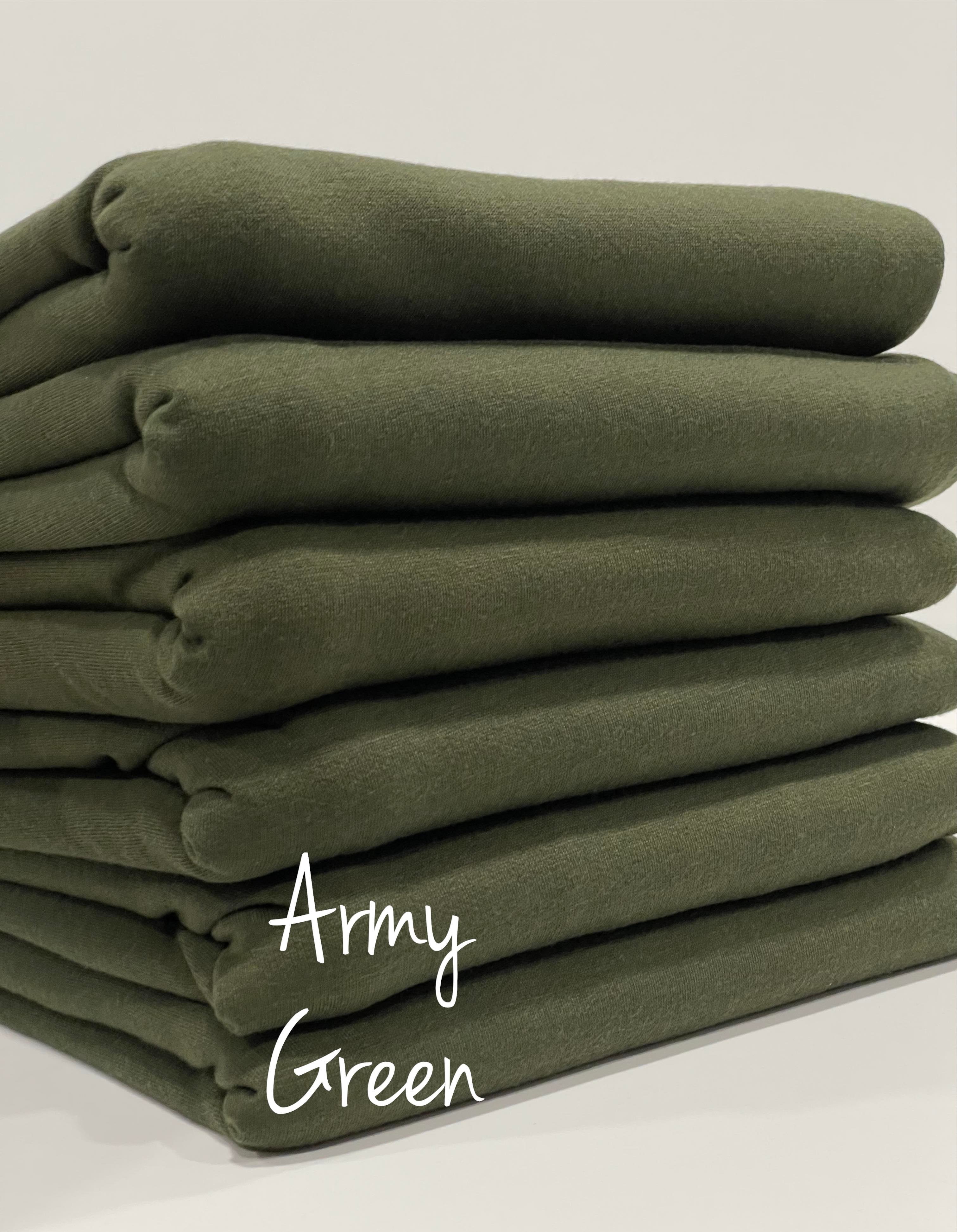 (FRENCH TERRY) ARMY GREEN