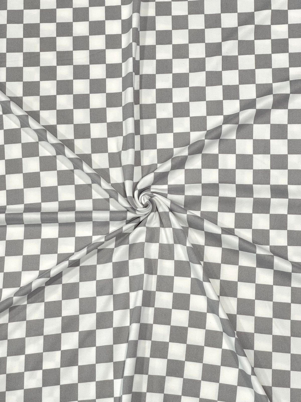 (DBP) GRAY AND OFFWHITE CHECKERED