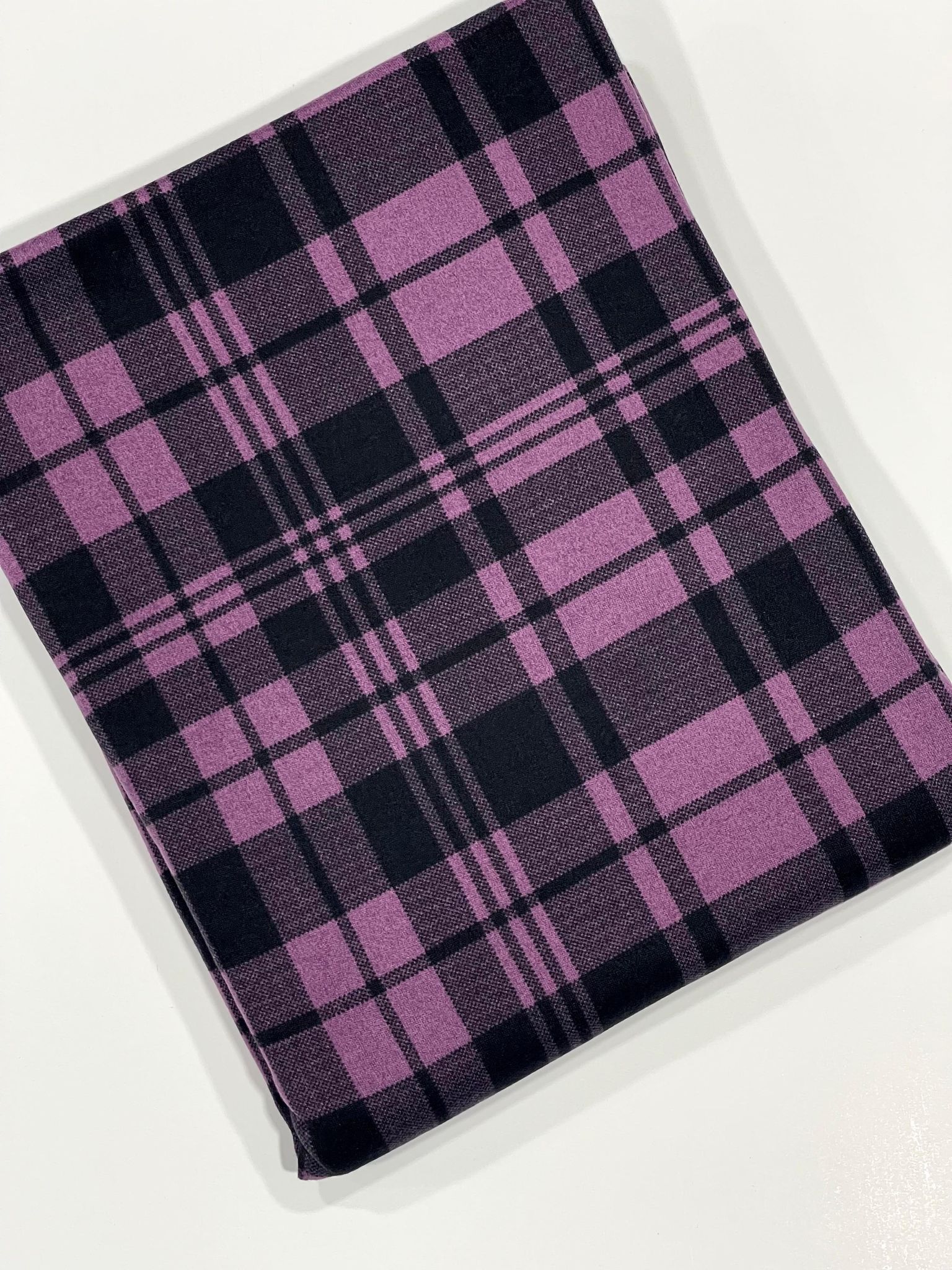 (DBP) BLACK AND PURPLE PLAID