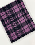 (DBP) BLACK AND PURPLE PLAID