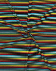 (RIB) COLORFUL SMALL STRIPES