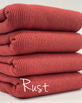 (SWEATER RIB) RUST