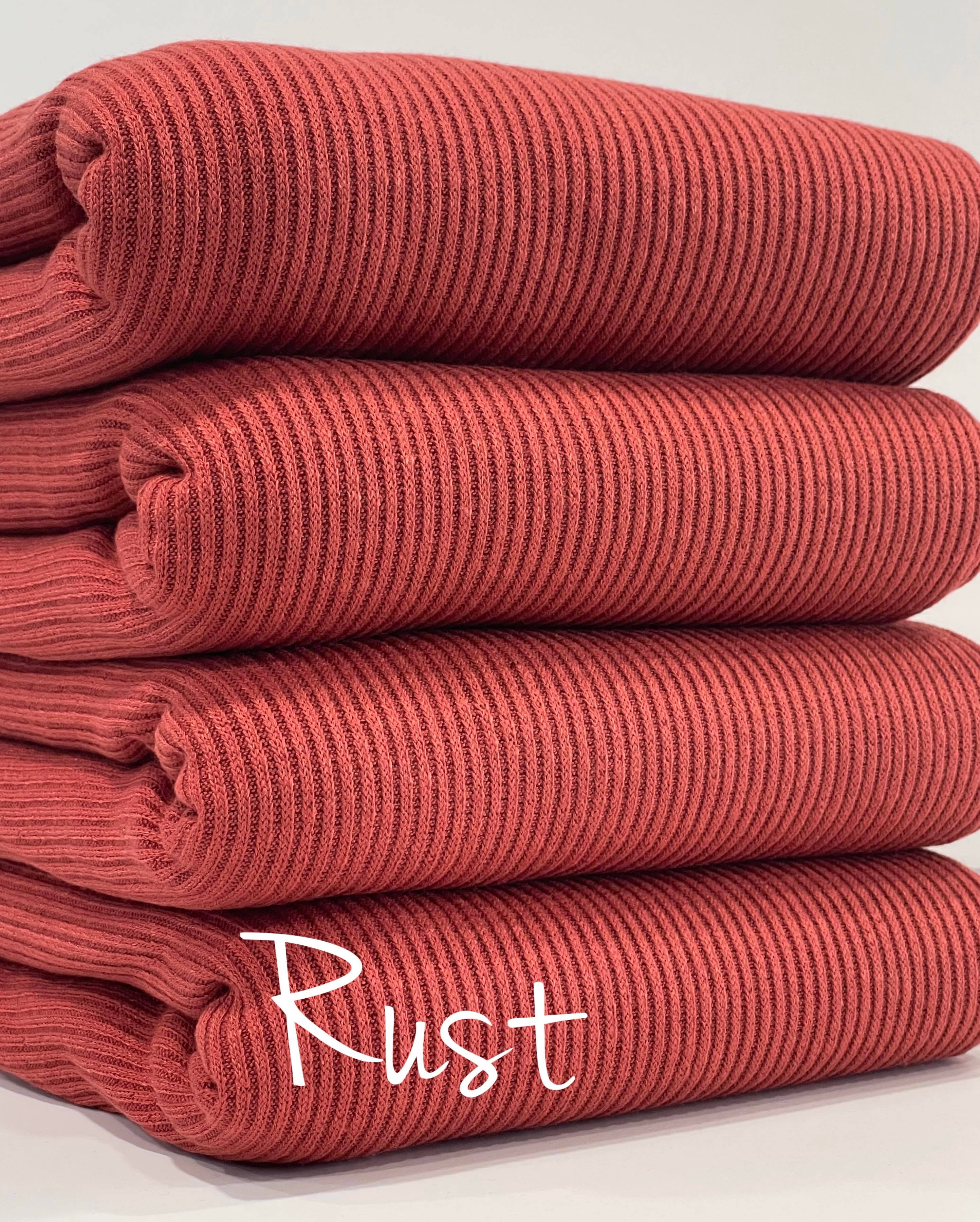 (SWEATER RIB) RUST