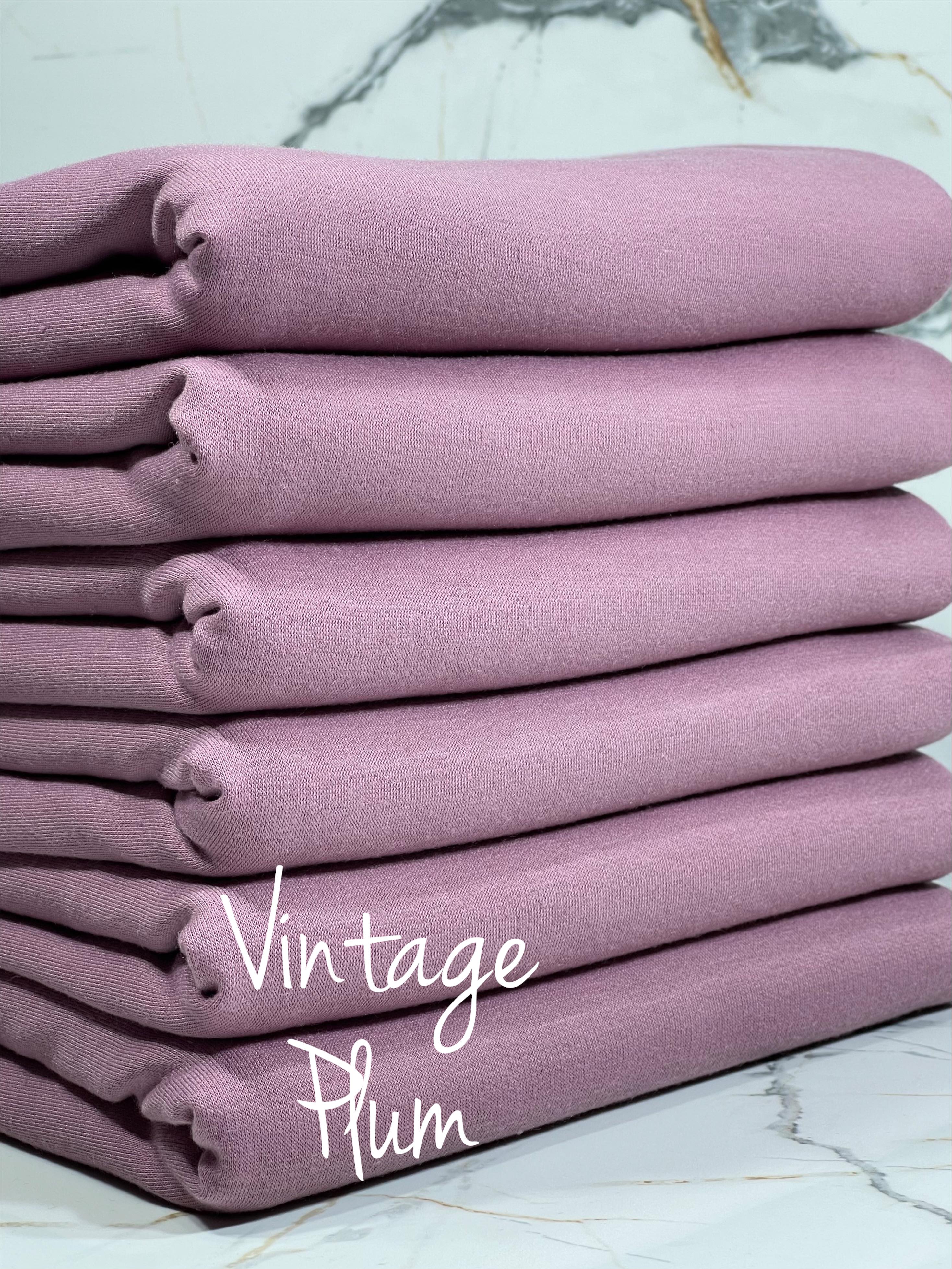 (FRENCH TERRY) VINTAGE PLUM