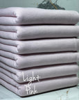 (FRENCH TERRY BRUSHED) LIGHT PINK