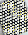 (DBP) SMALL DAISY'S ON BLACK